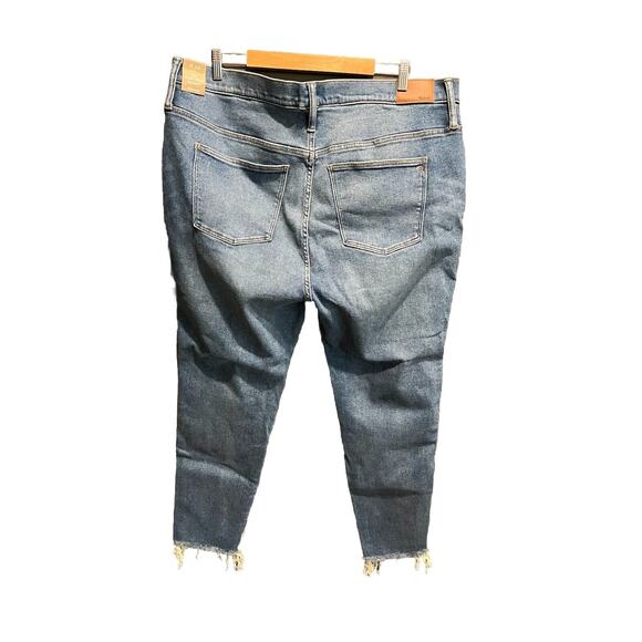 Madewell 10"‎ High Rise Skinny Cutoff Women's Jeans Size 36 - Picture 2 of 6